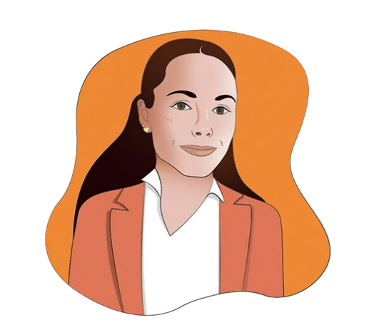 Portrait illustré d'Amandine Darlavoix